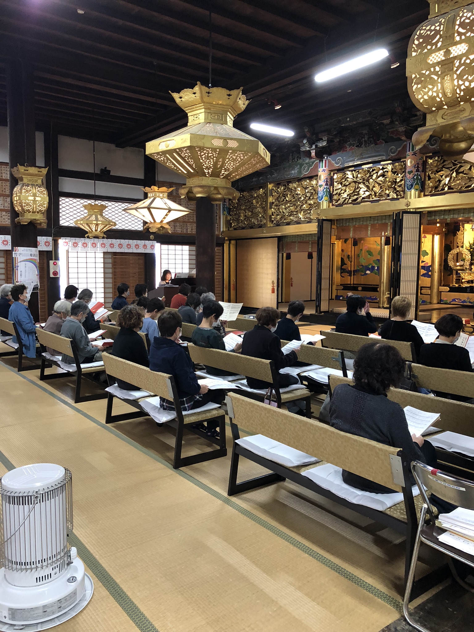 報恩講に向けて2本願寺 尾崎別院（浄土真宗本願寺派）大阪府阪南市